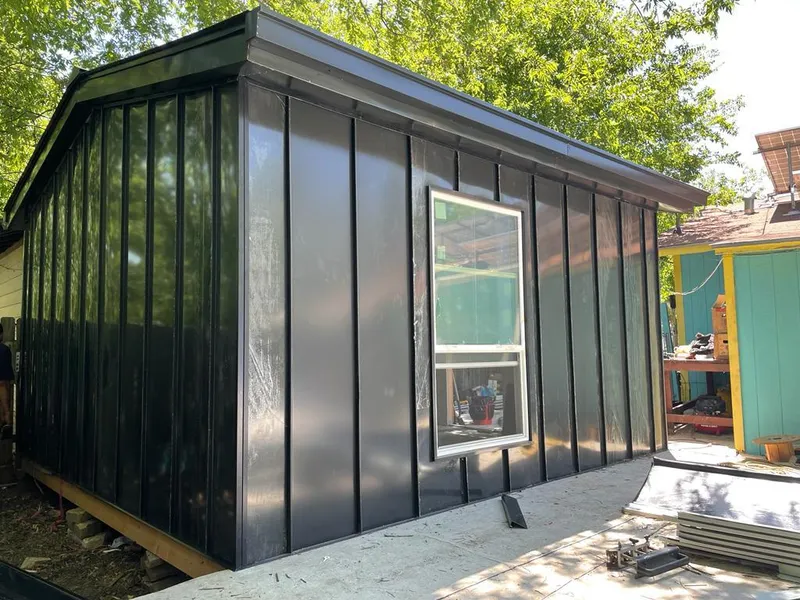 Black standing seam metal wall panels for Roof Inspection in Matawan