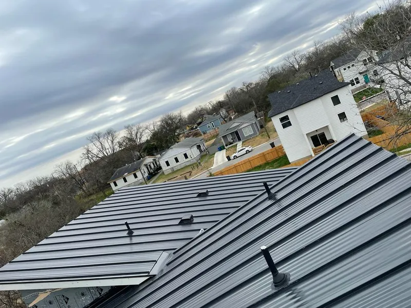 Standing seam metal roof panels with vents for Skylight Repair in Matawan